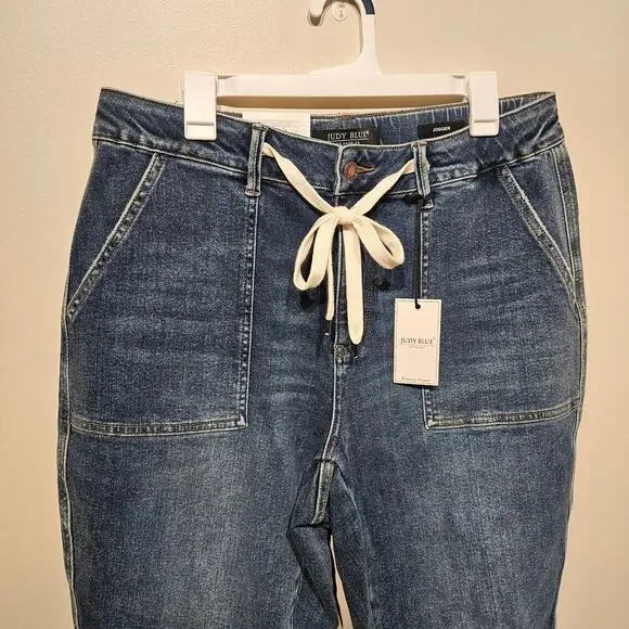 Judy Blue The Myra Denim Joggers Jeans 14W NWT JB88779 - Picture 4 of 8